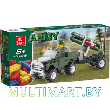 Конструктор JIE-STAR Army 23009 Военный джип